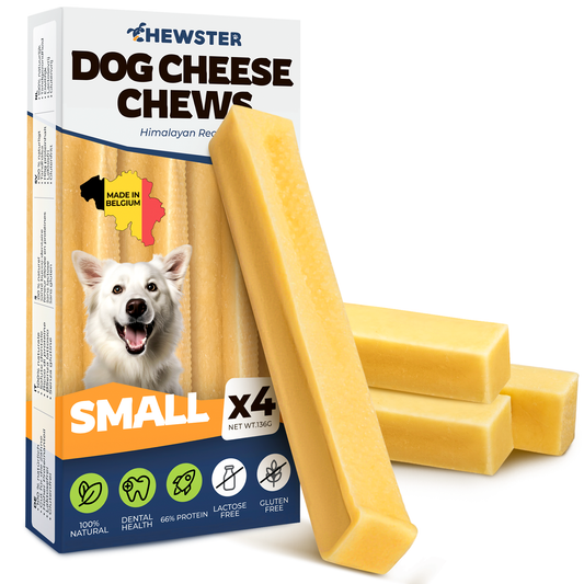 CHEWSTER Natural Cheese Chews For Dogs S size