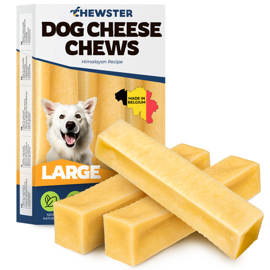 CHEWSTER Natural Cheese Chews For Dogs L size