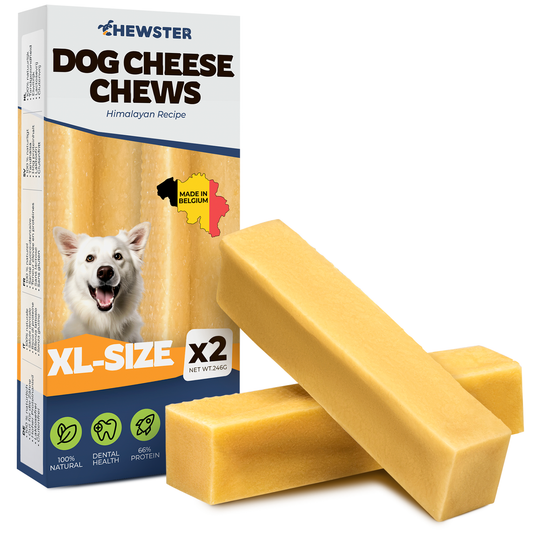 CHEWSTER Natural Cheese Chews For Dogs XL size